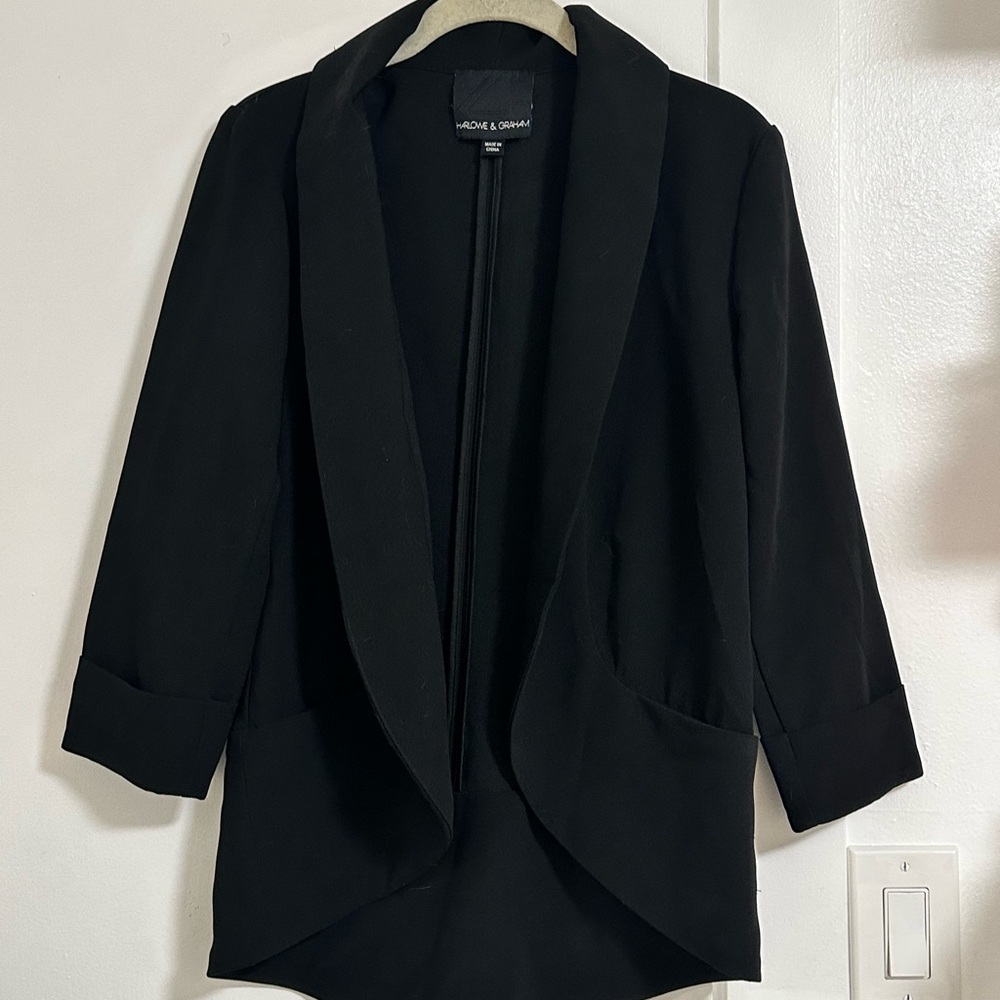 Harlowe & Graham Classic Black Blazer